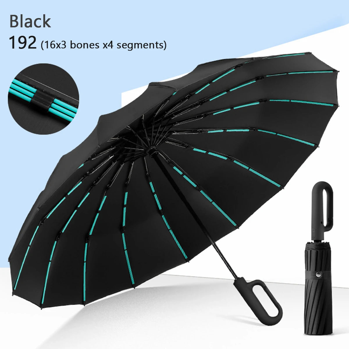 16K Automatic Windproof Umbrella