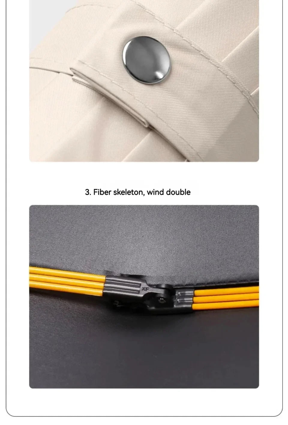 Super Strong Windproof Folding Umbrella