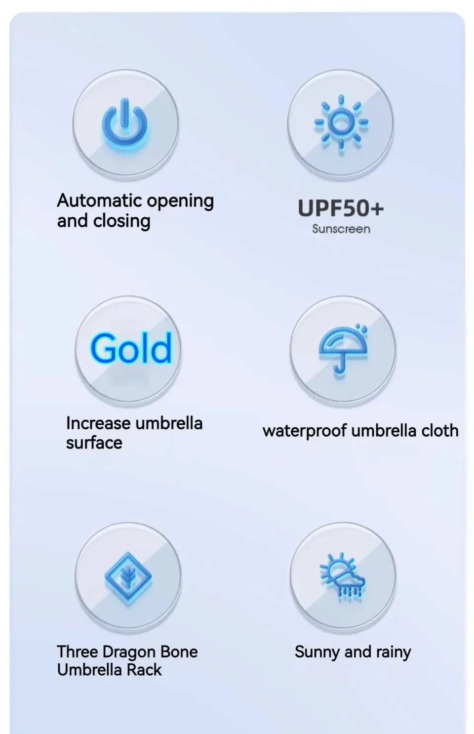 Super Strong Windproof Folding Umbrella