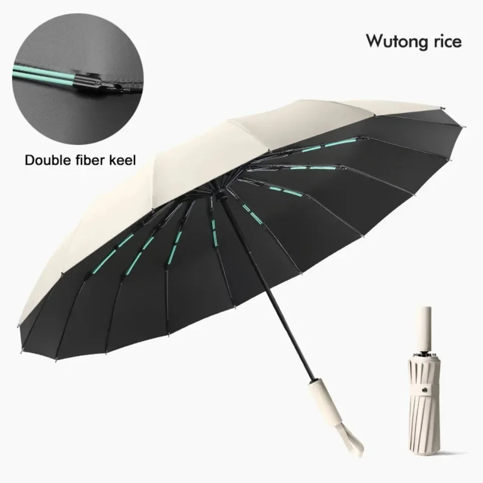 Super Strong Windproof Folding Umbrella