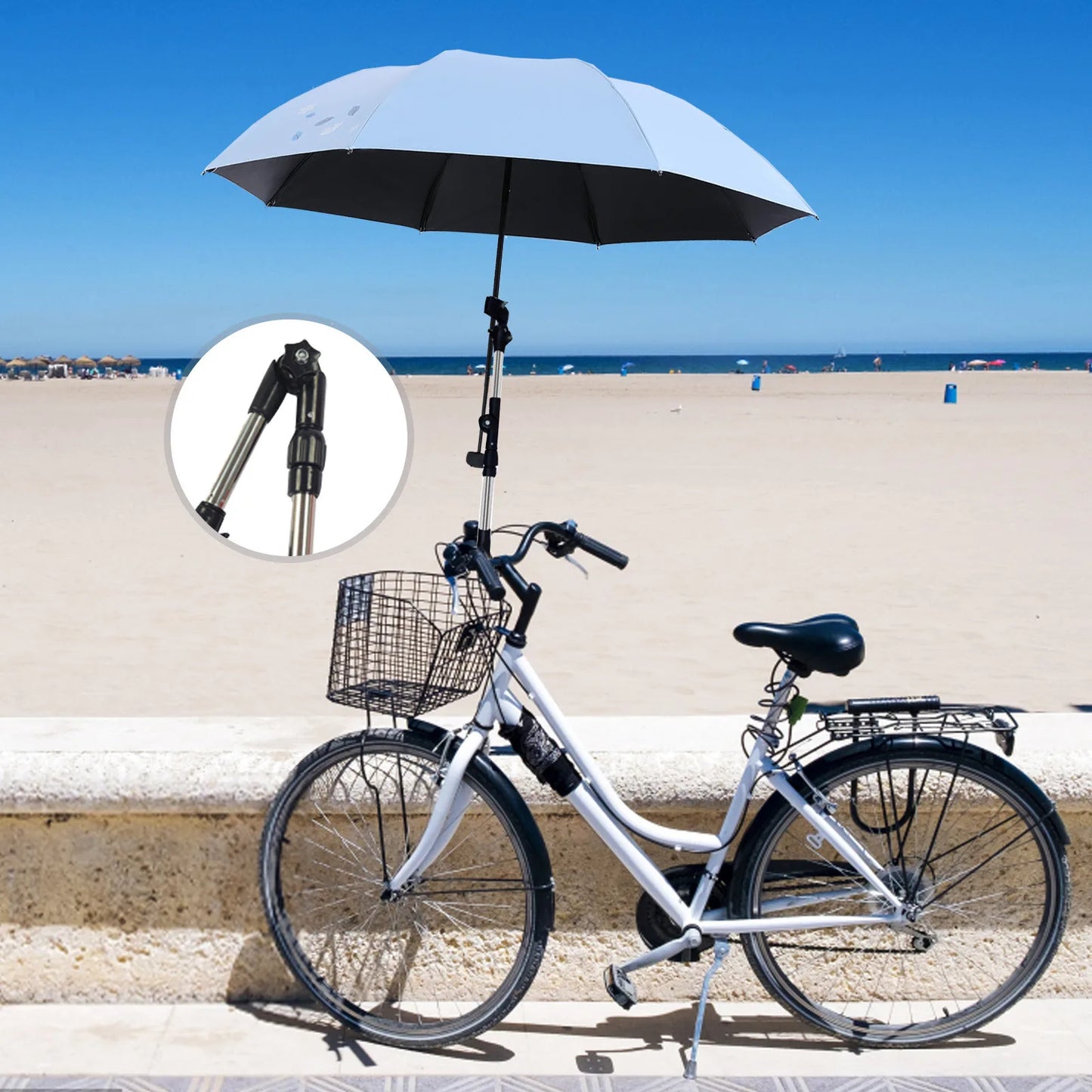 Stainless Steel Hands-Free Umbrella Mount