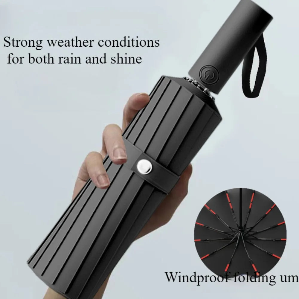 Super Strong Windproof Folding Umbrella