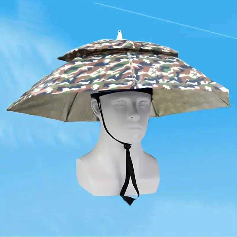 Foldable Rain Umbrella Hat