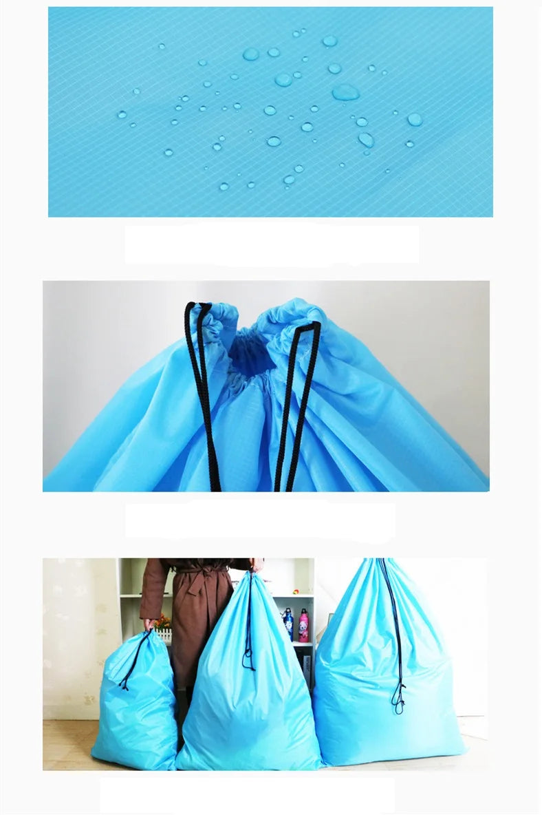 Large Waterproof Drawstring Storage Bag