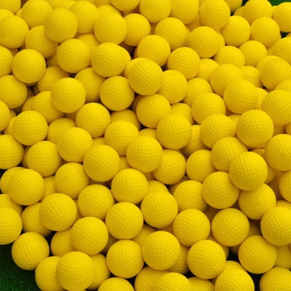 Golf Balls - Yellow, Elastic for Indoor/Outdoor Training