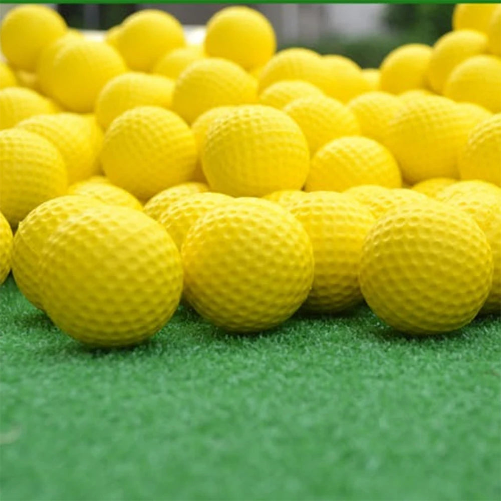 Golf Balls - Yellow, Elastic for Indoor/Outdoor Training