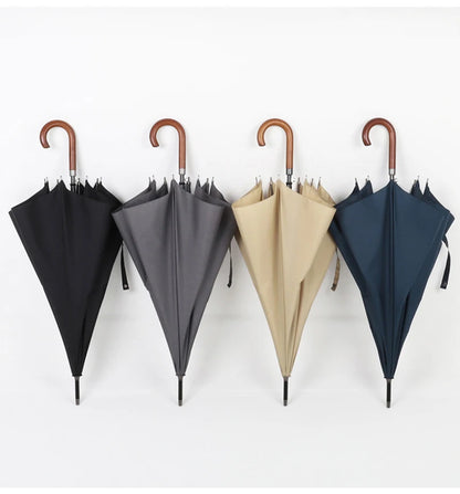 Classic Wooden Handle Umbrella