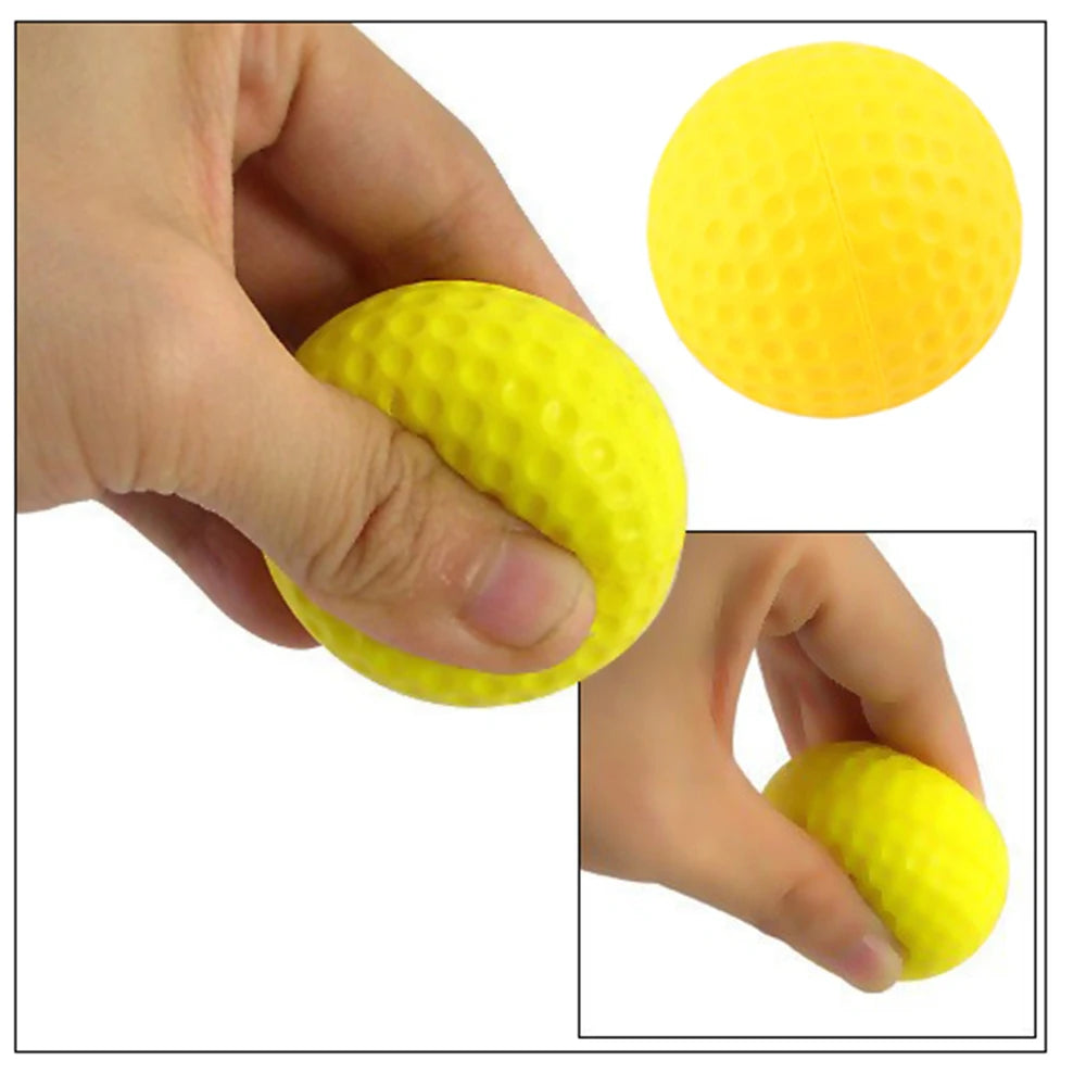 Golf Balls - Yellow, Elastic for Indoor/Outdoor Training