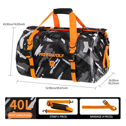 Waterproof Reflective Motorcycle Tail Bag