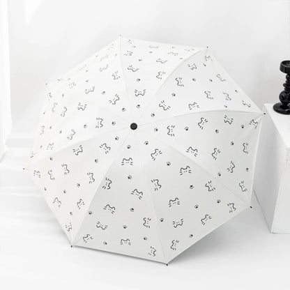 Healing Cat Travel Umbrella