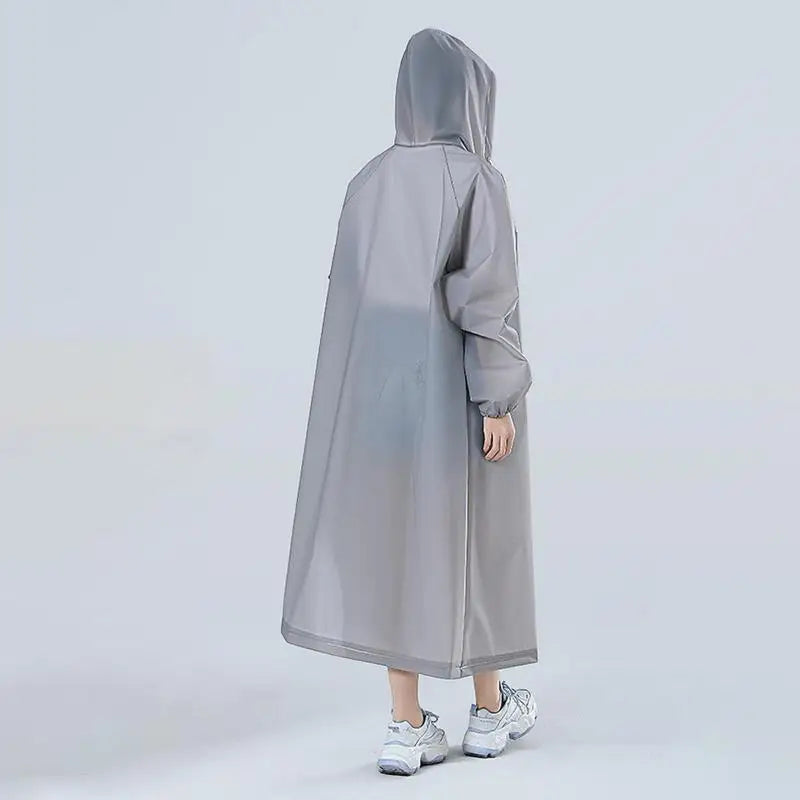 Adult Long Raincoat - EVA Waterproof