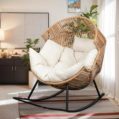 Wicker Egg Chair - PE Rattan with Cushion