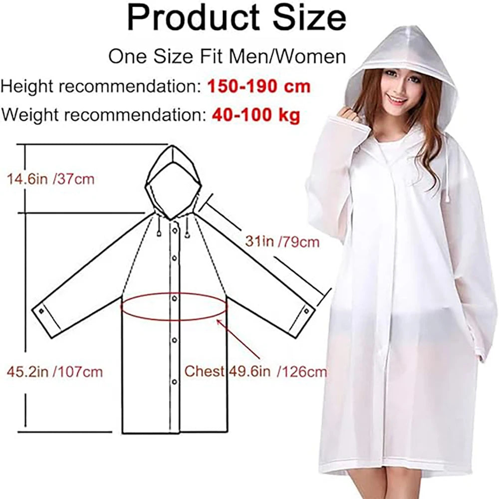 Hooded Emergency Raincoats for Men & Women