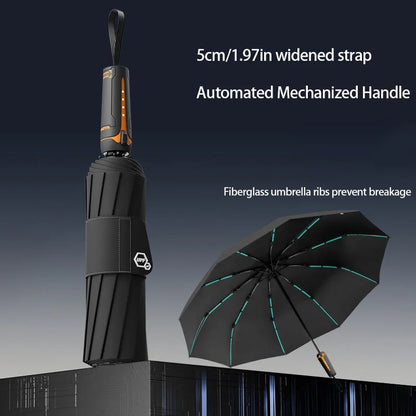 Mechanical Handle Windproof Umbrella