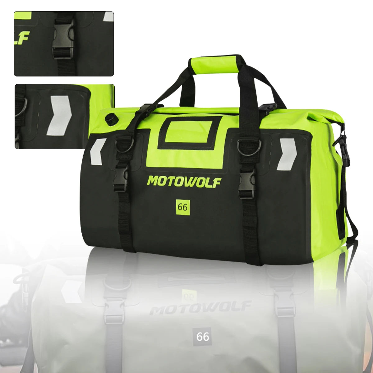 Waterproof Reflective Motorcycle Tail Bag