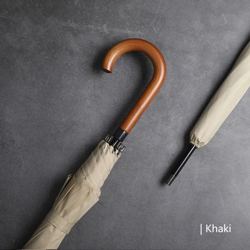 Classic Wooden Handle Umbrella