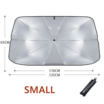 Rubber Sunshade Umbrella for Car - UV Protection