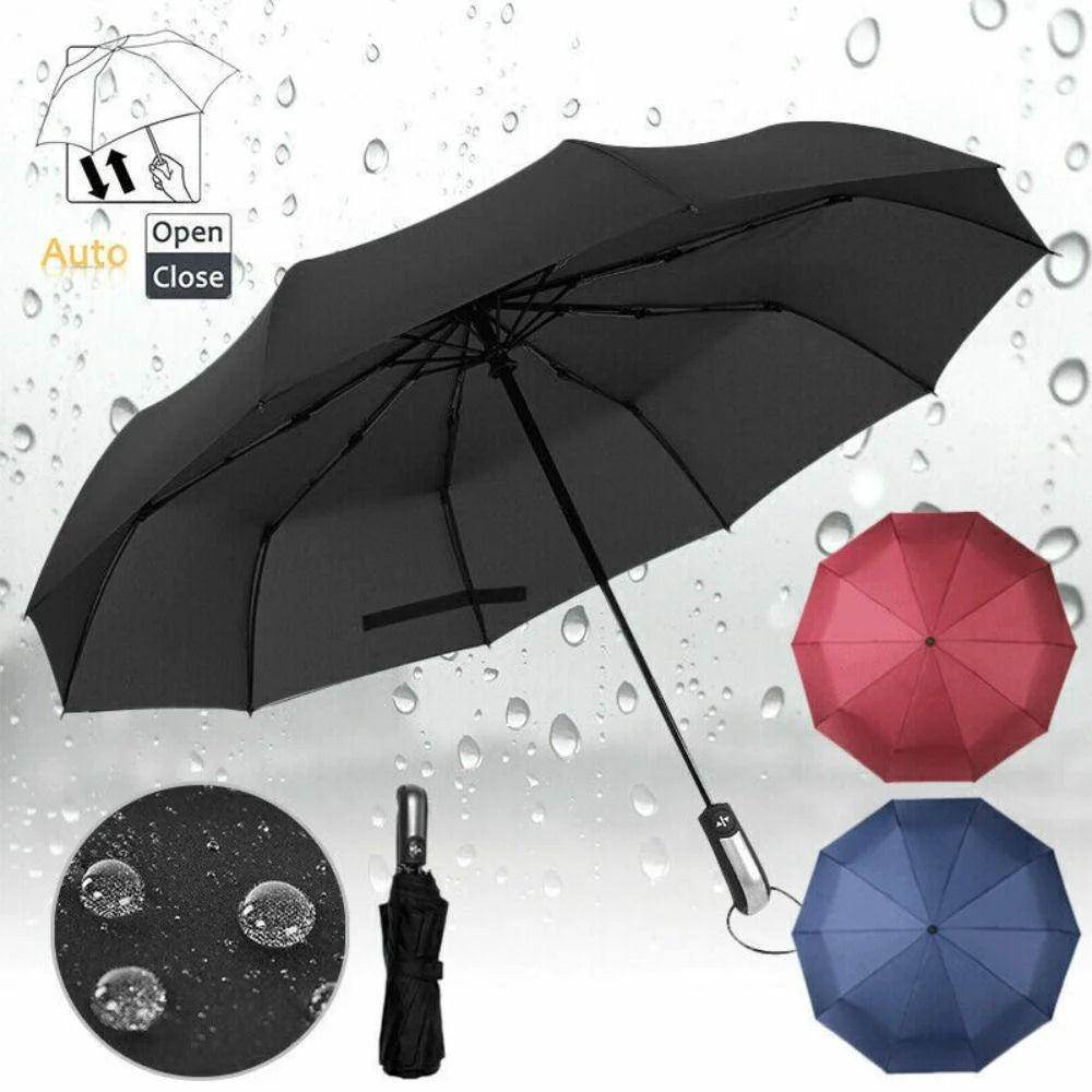 Business Large Umbrella - Automatic Folding