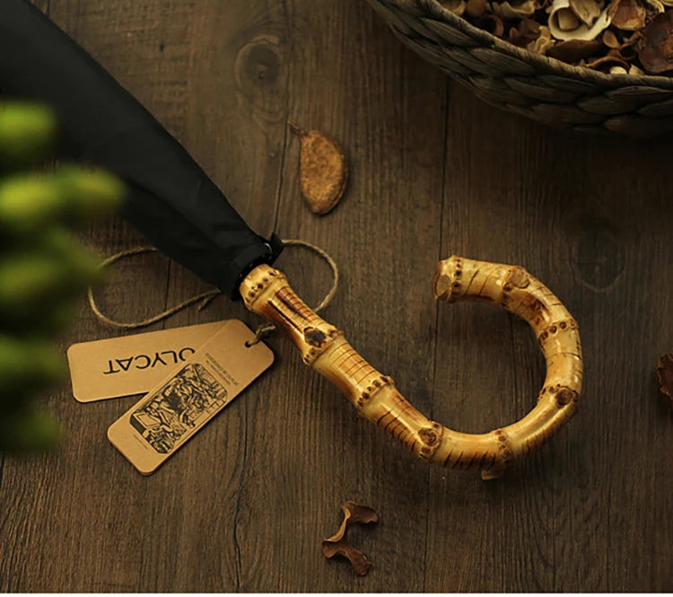 Luxury Bamboo Handle Umbrella