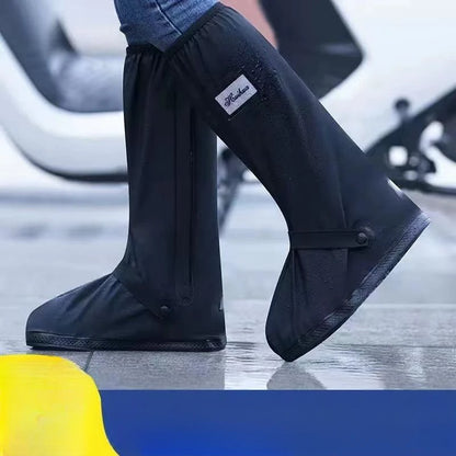 Black Waterproof Rain Boot Covers