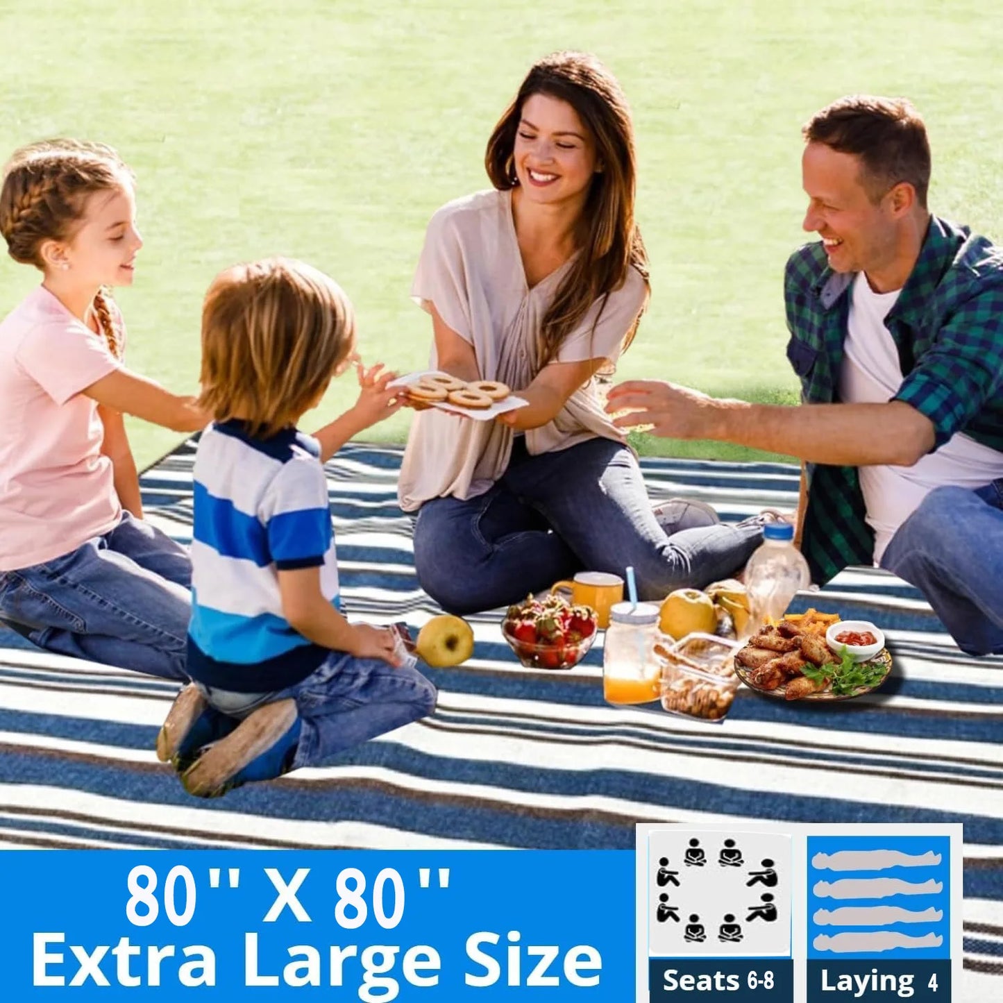 Extra Large Picnic Blanket - Waterproof