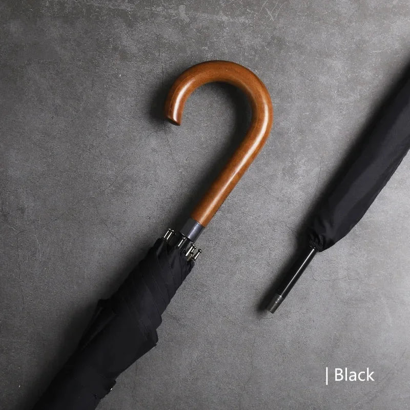 Classic Wooden Handle Umbrella