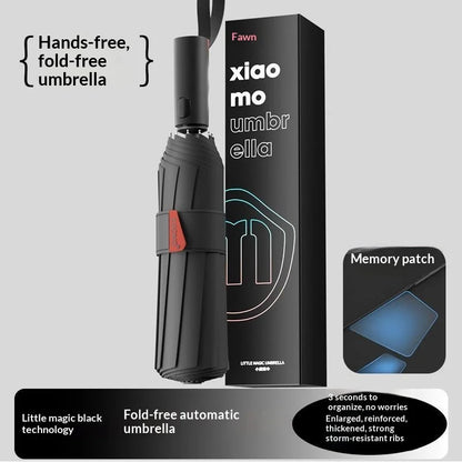 Quick-Retract Memory Folding Umbrella