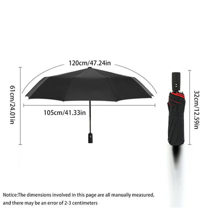 Auto Double-Layer Windproof Umbrella
