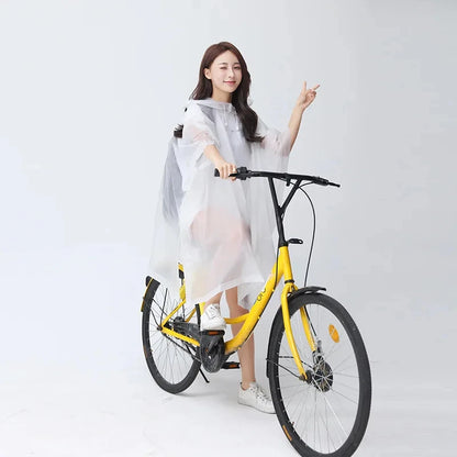 Transparent Windproof Rain Poncho