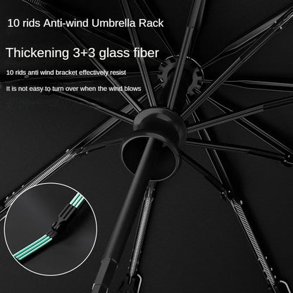 Mechanical Handle Windproof Umbrella