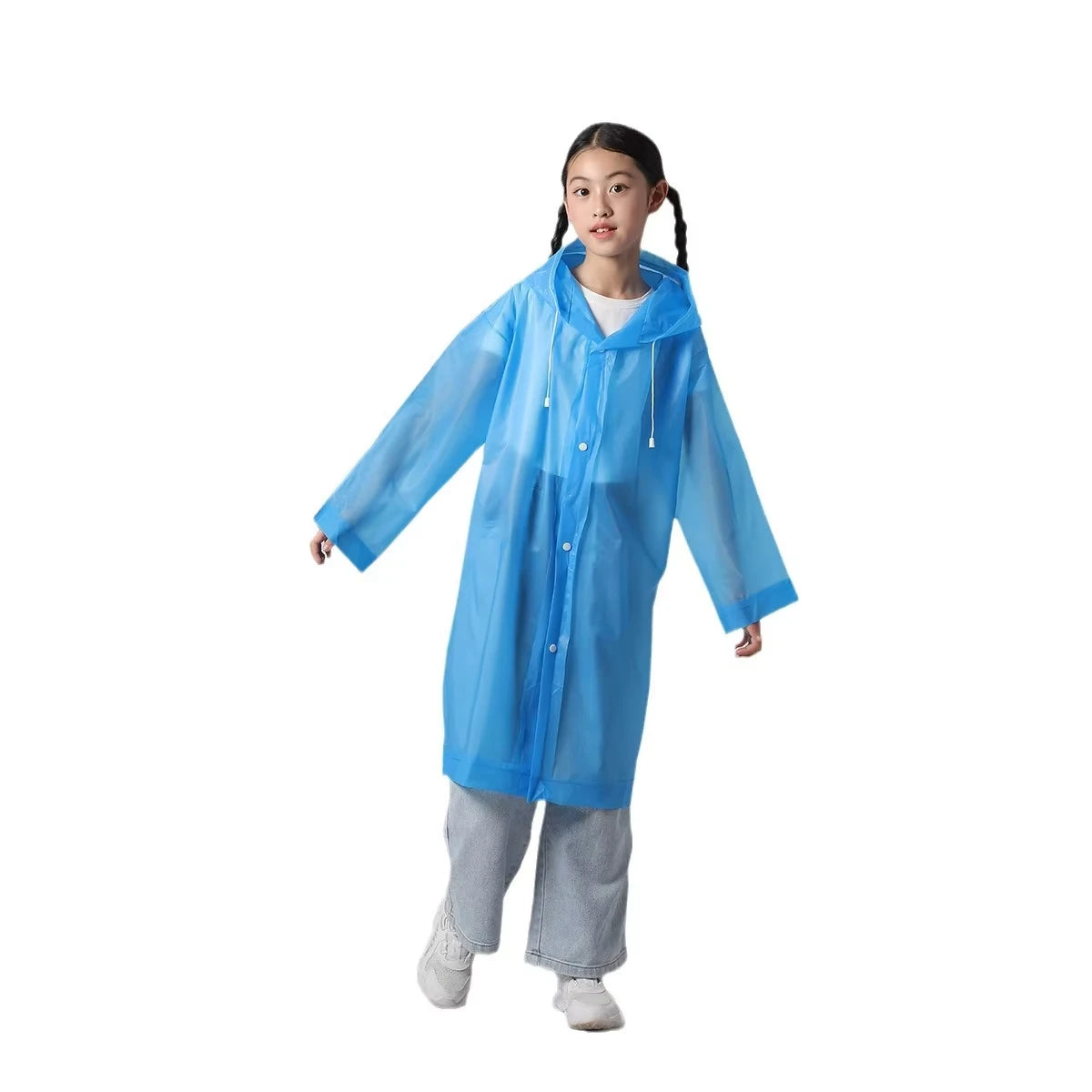 Outdoor Hiking Rain Raincoat Hooded Rain Coat