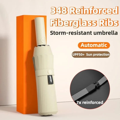 348-Rib Windproof Automatic Umbrella