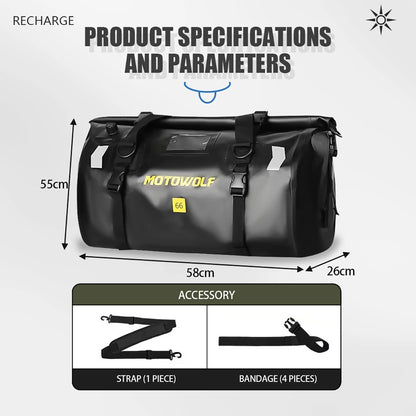 Waterproof Reflective Motorcycle Tail Bag