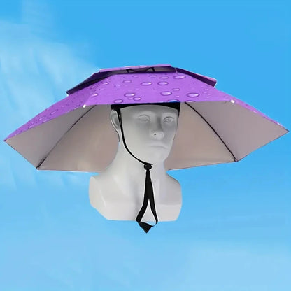 Foldable Rain Umbrella Hat
