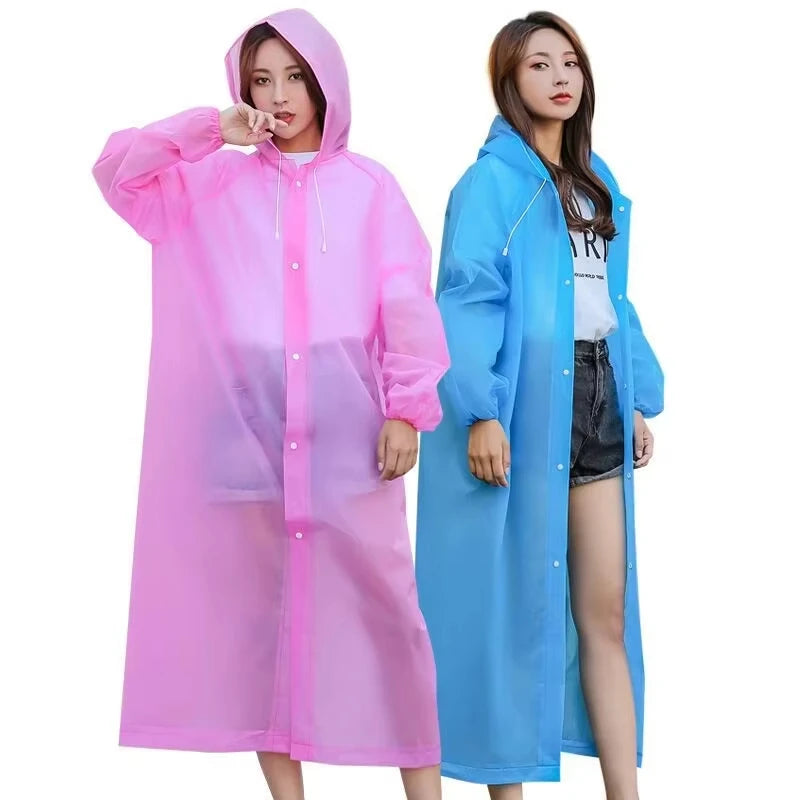 Outdoor Hiking Rain Raincoat Hooded Rain Coat