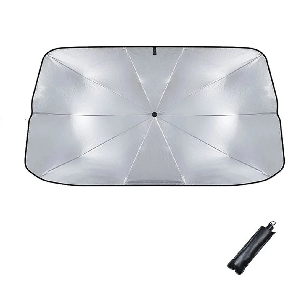 Rubber Sunshade Umbrella for Car - UV Protection