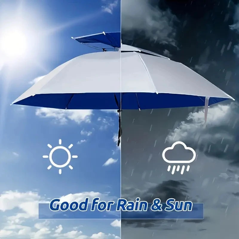 Foldable Rain Umbrella Hat
