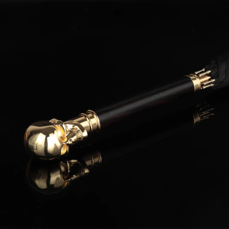 Golden Skull Luxury Umbrella