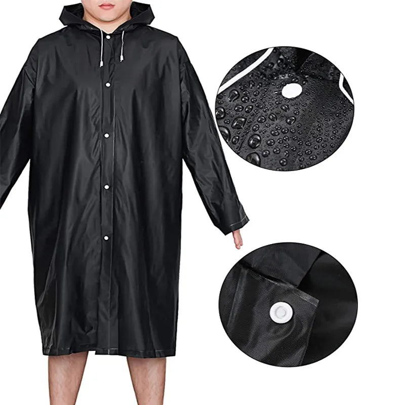 Waterproof Poncho, Freesize Long Rainwea