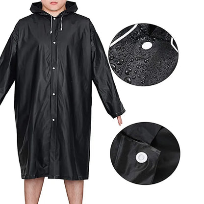 Waterproof Poncho, Freesize Long Rainwea