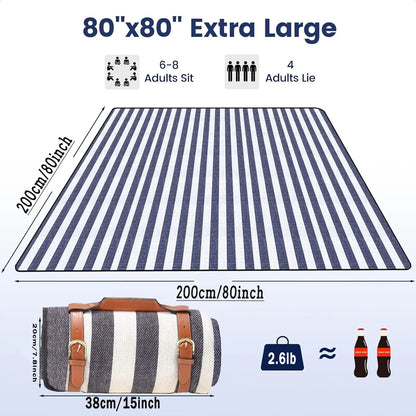 Extra Large Picnic Blanket - Waterproof