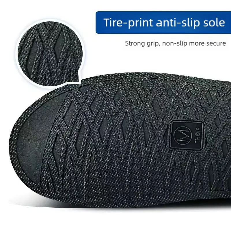 Black Waterproof Rain Boot Covers
