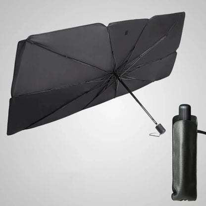 Rubber Sunshade Umbrella for Car - UV Protection