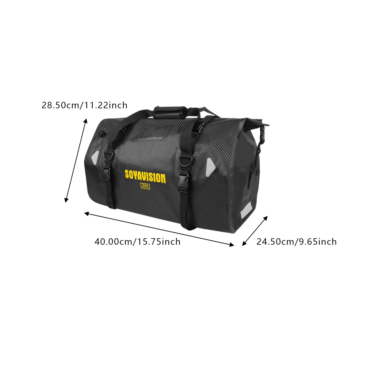 Waterproof Reflective Motorcycle Tail Bag