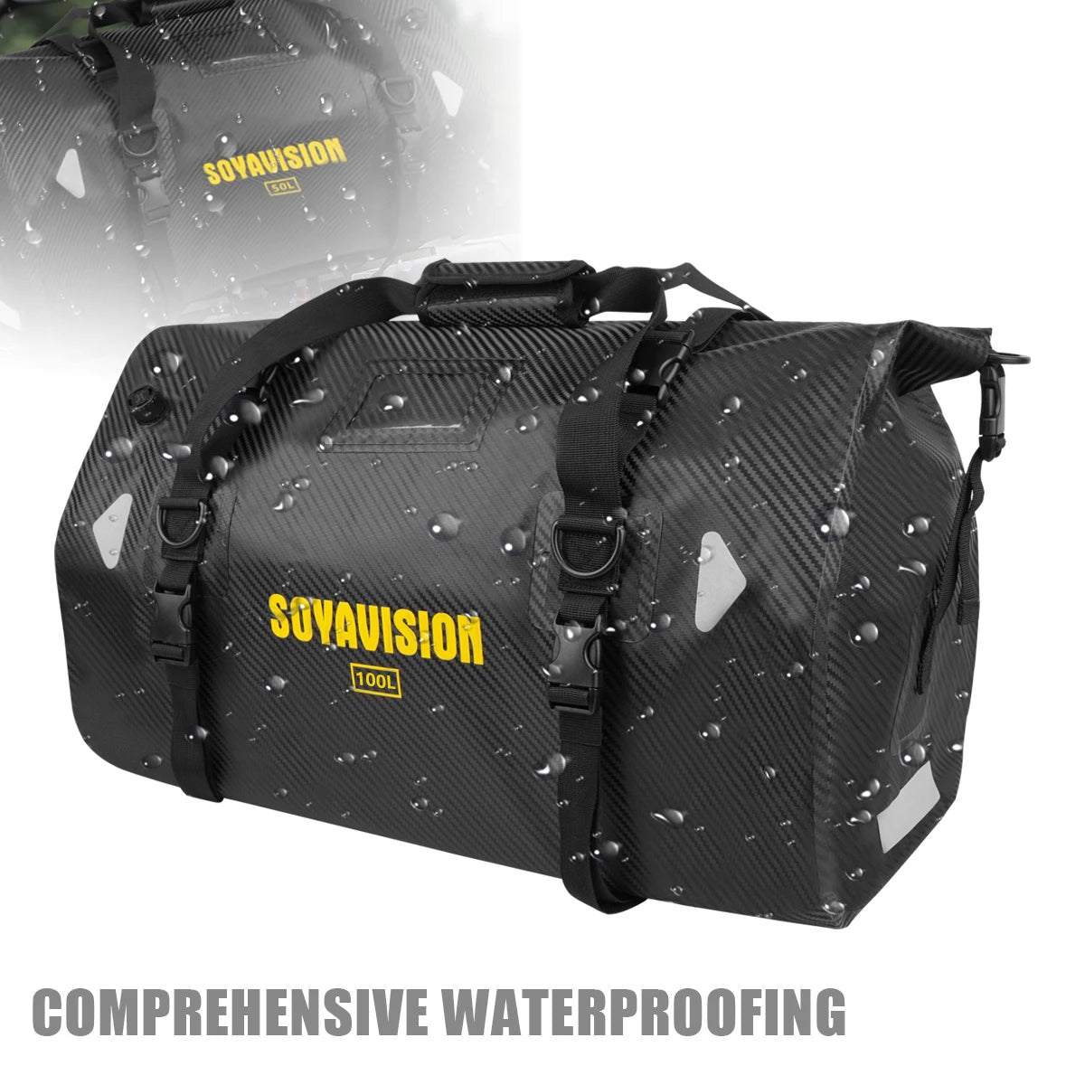 Waterproof Reflective Motorcycle Tail Bag