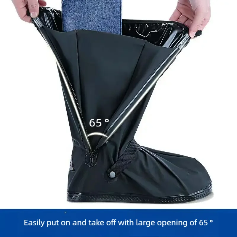 Black Waterproof Rain Boot Covers