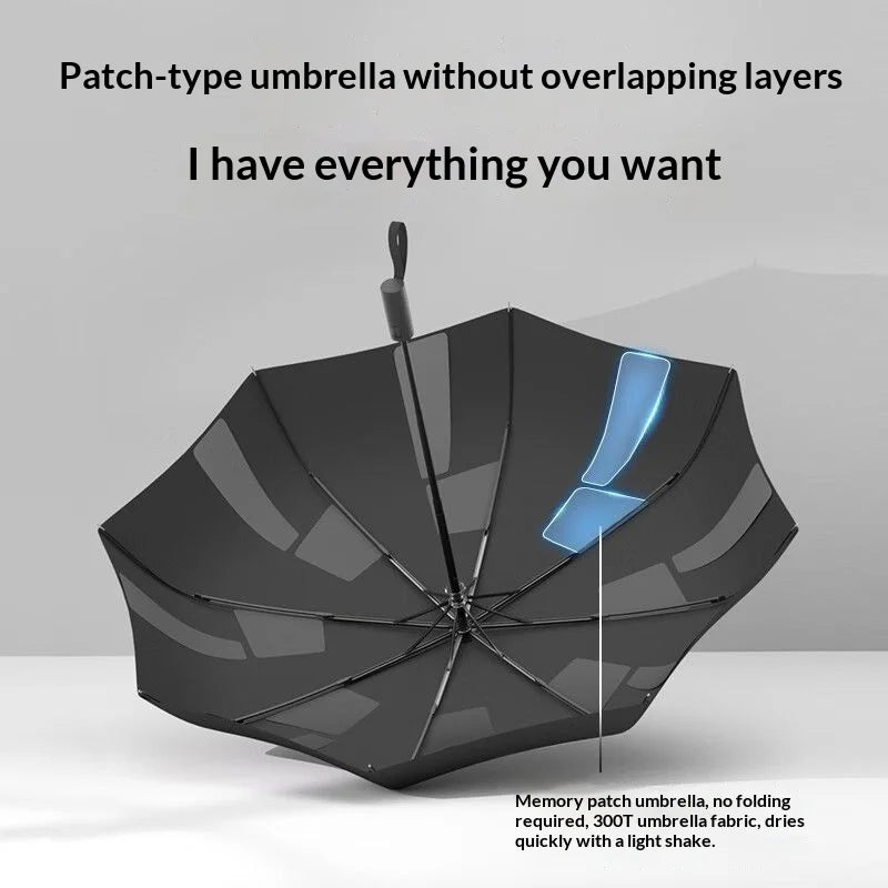 Quick-Retract Memory Folding Umbrella