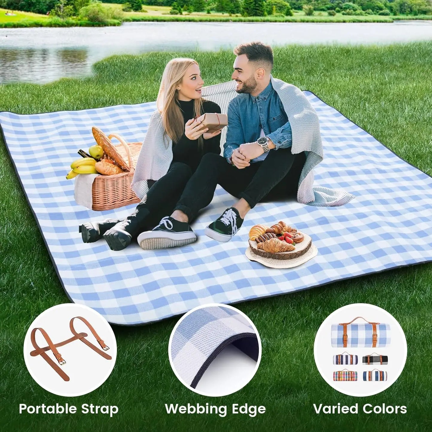 Extra Large Picnic Blanket - Waterproof