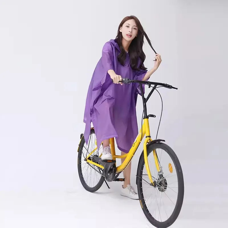 Transparent Windproof Rain Poncho