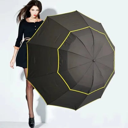 Double Windproof Folding Umbrella